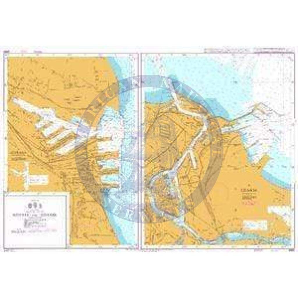British Admiralty Nautical Chart 2680: Baltic Sea – Poland, Gdynia and Gdansk
