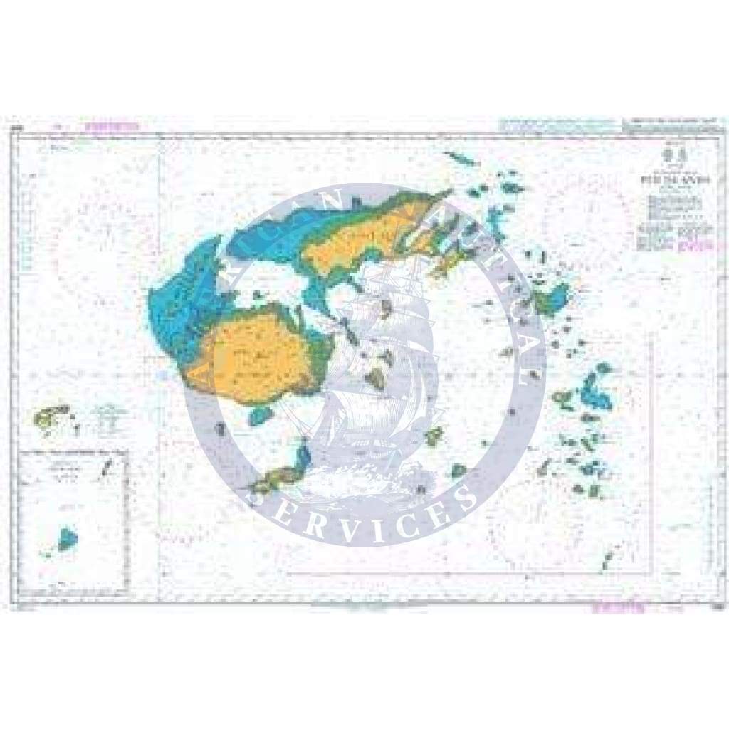 British Admiralty Nautical Chart 2691: Fiji Islands