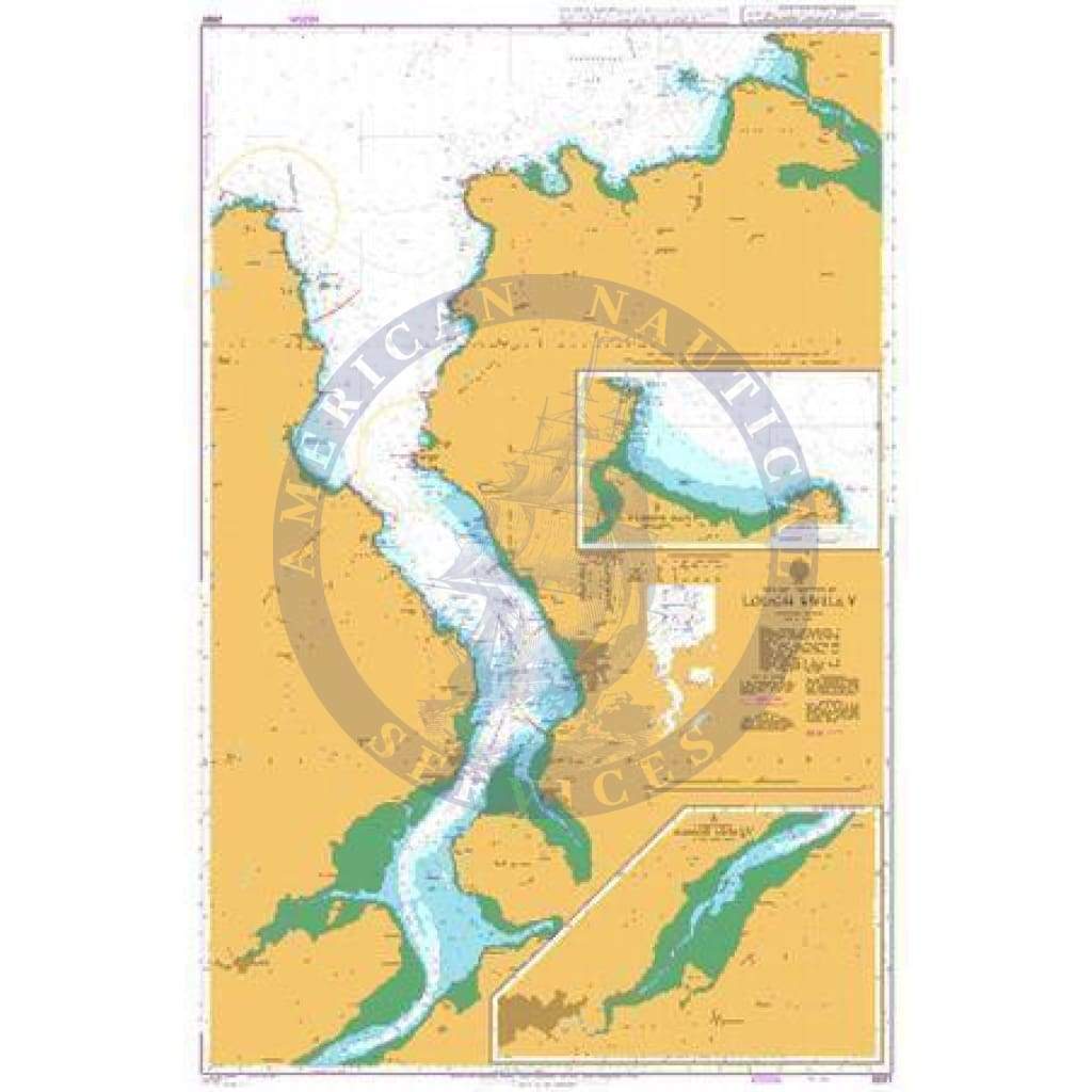 British Admiralty Nautical Chart  2697: Lough Swilly