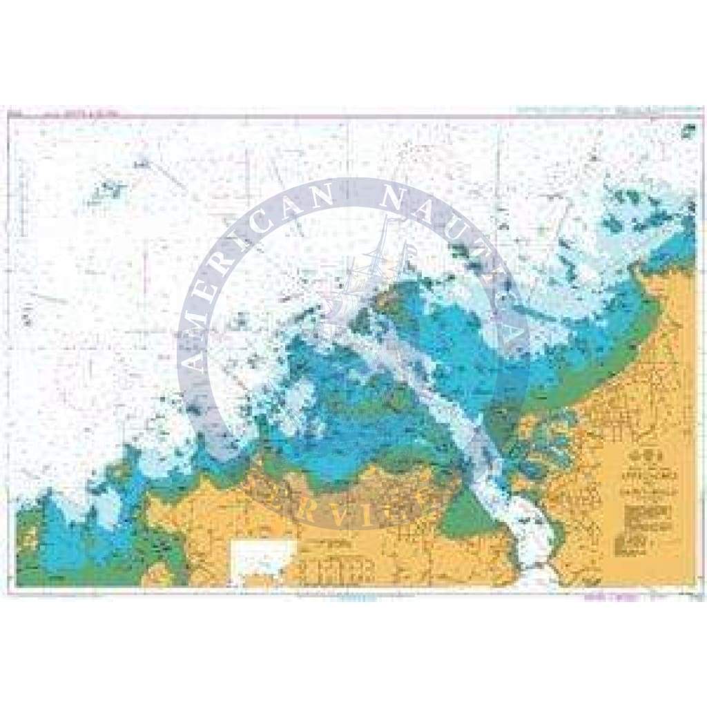 British Admiralty Nautical Chart 2700: Approaches to Saint-Malo