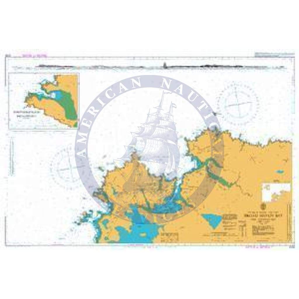 British Admiralty Nautical Chart  2703: Broad Haven Bay and Approaches