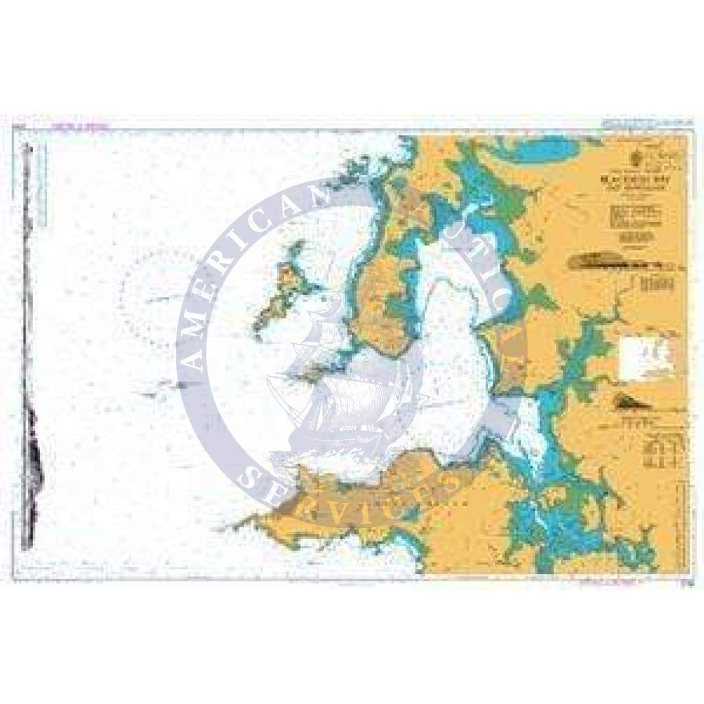 British Admiralty Nautical Chart  2704: Blacksod Bay and Approaches