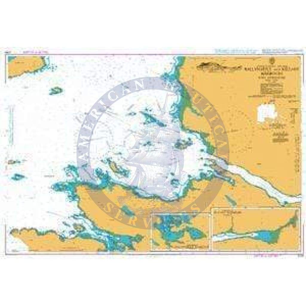 British Admiralty Nautical Chart  2706: Ballynakill and Killary Harbours with Approaches