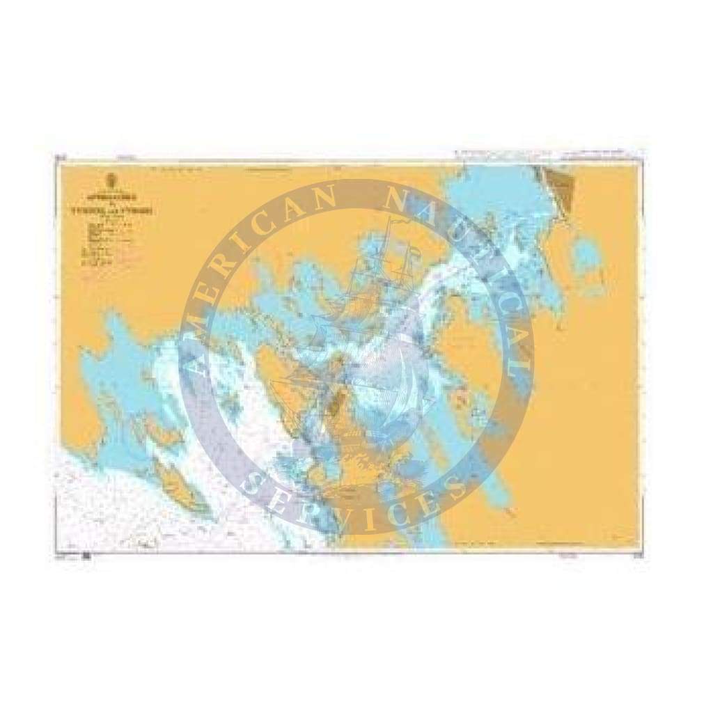 British Admiralty Nautical Chart  2729: Baltic Sea – Russia, Approaches to Vysotsk and Vyborg