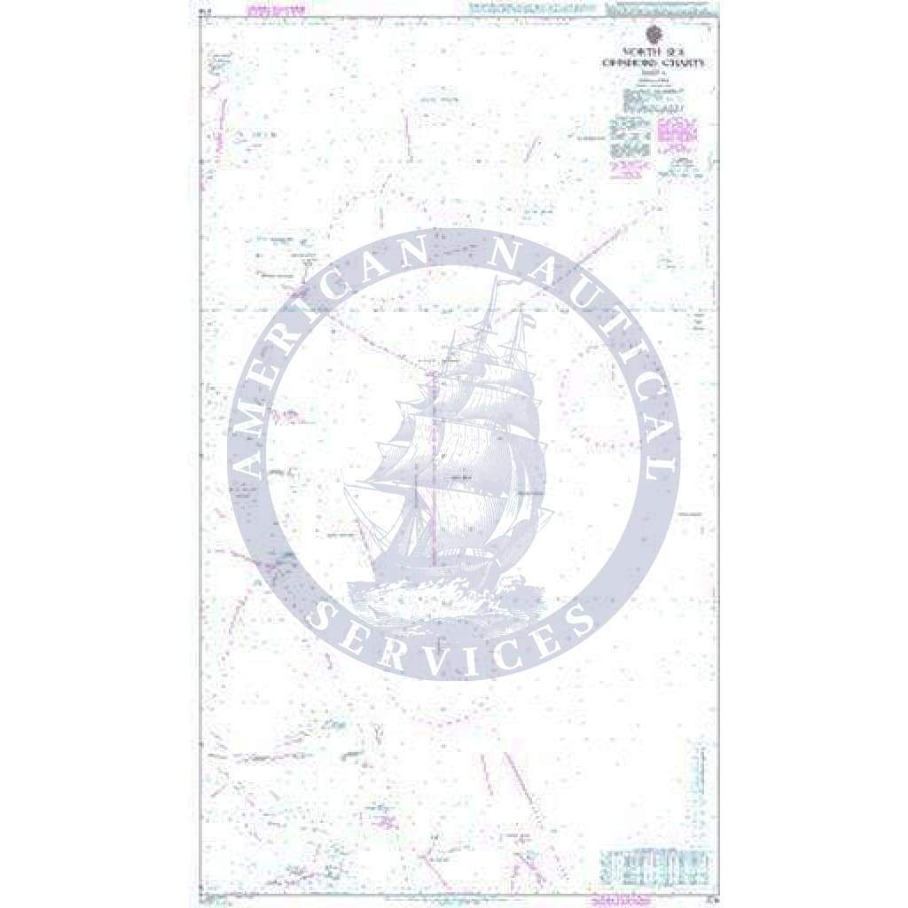 British Admiralty Nautical Chart 274: North Sea Offshore Charts Sheet 6