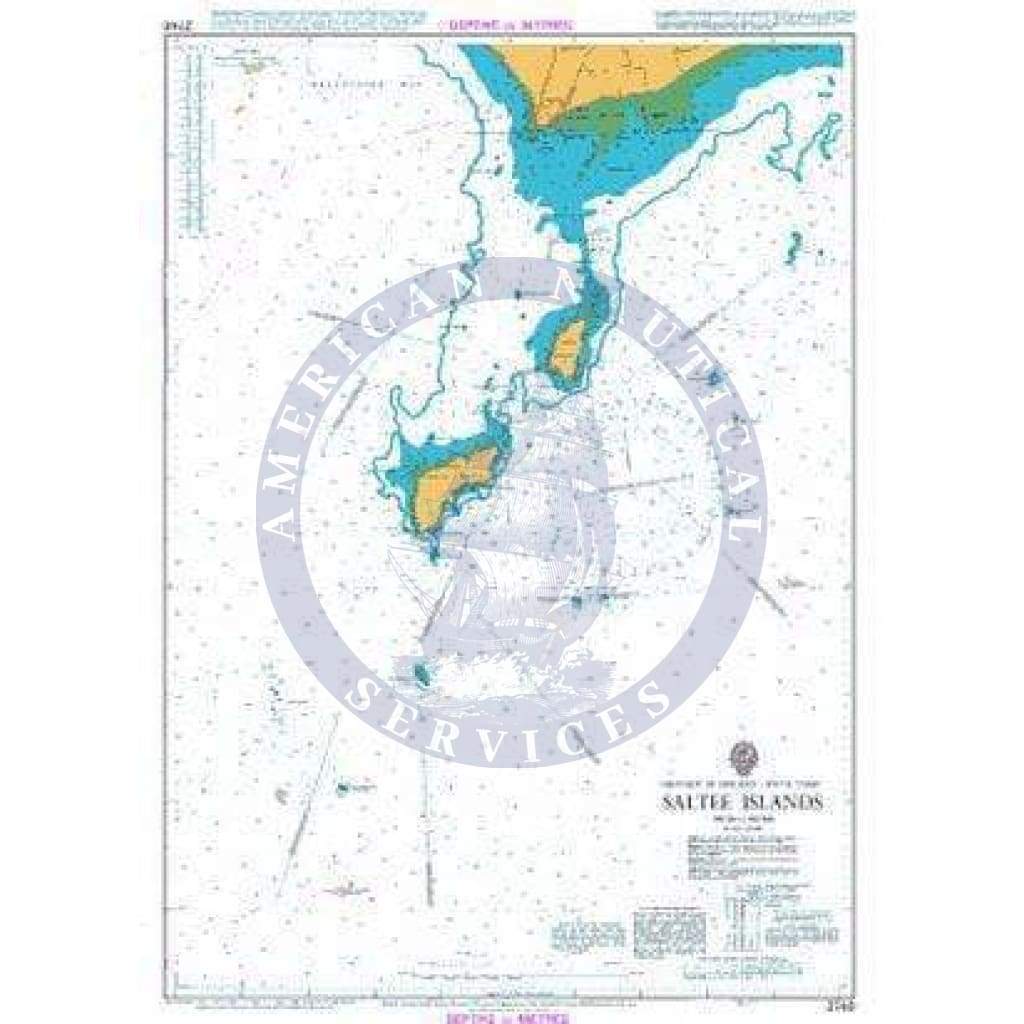 British Admiralty Nautical Chart  2740: Kilmore Quay including the Saltee Islands