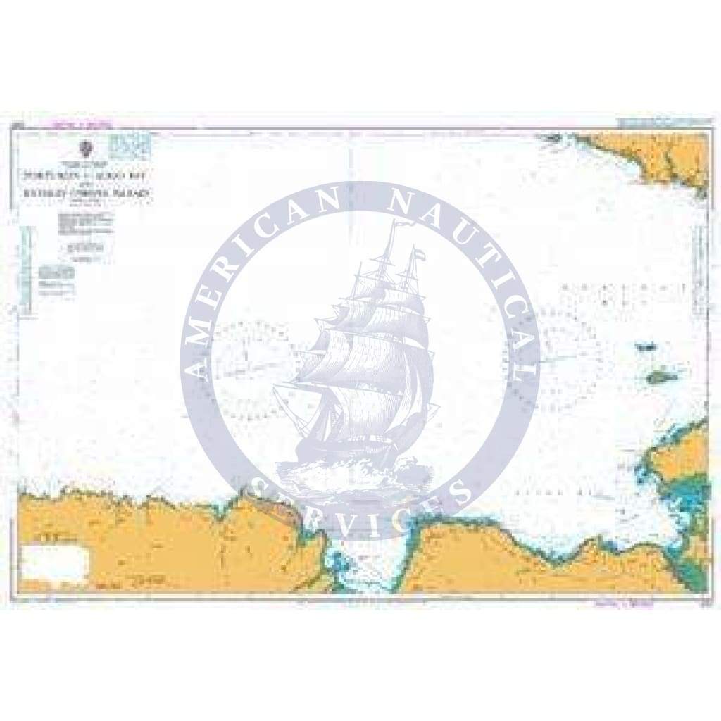 British Admiralty Nautical Chart 2767: Porturlin to Sligo Bay and Rathlin O'Birne Island