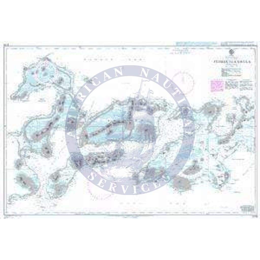 British Admiralty Nautical Chart  2776: Flores to Kawula