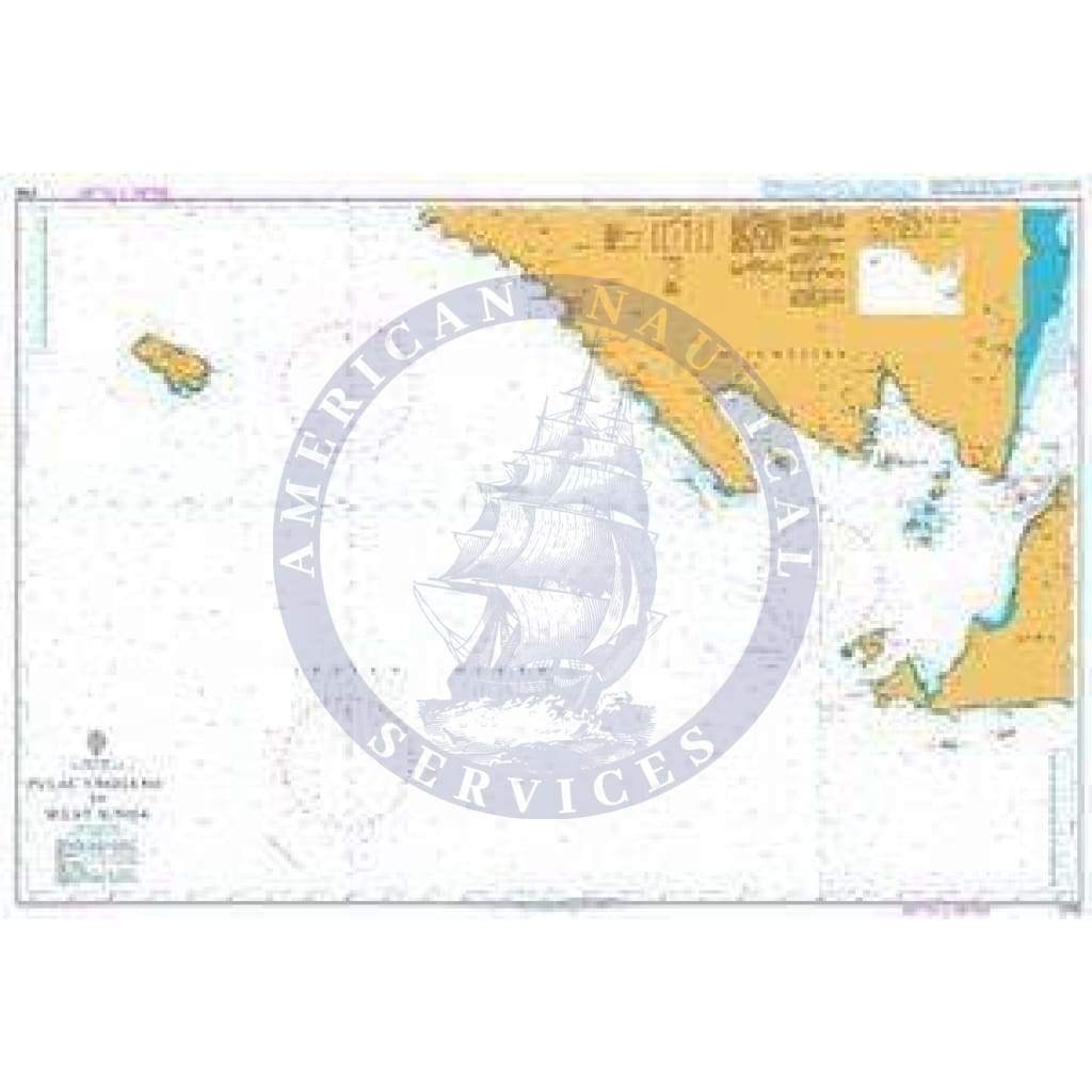 British Admiralty Nautical Chart 2785: Pulau Enggano to Selat Sunda