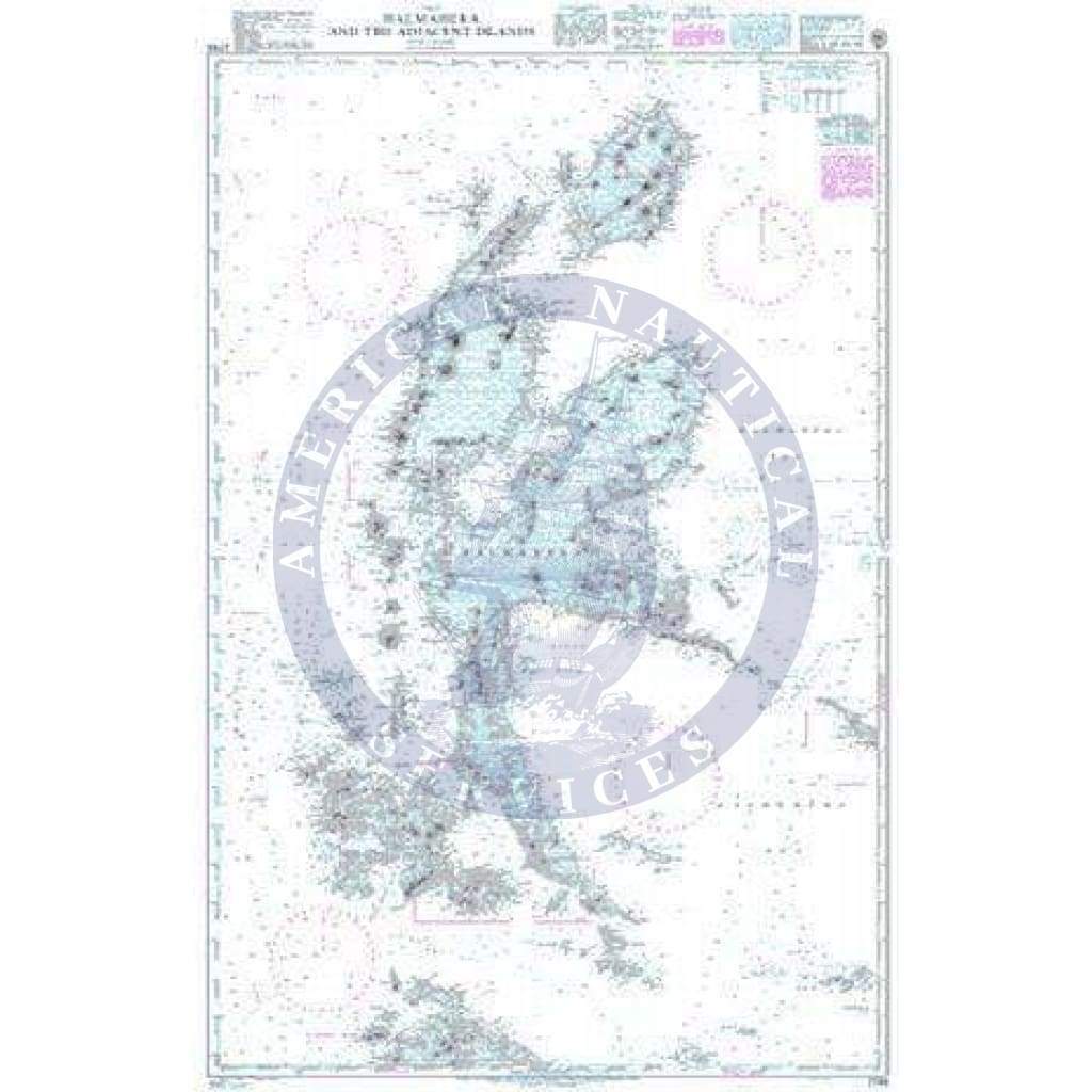 British Admiralty Nautical Chart 2788: Halmahera and the Adjacent Islands