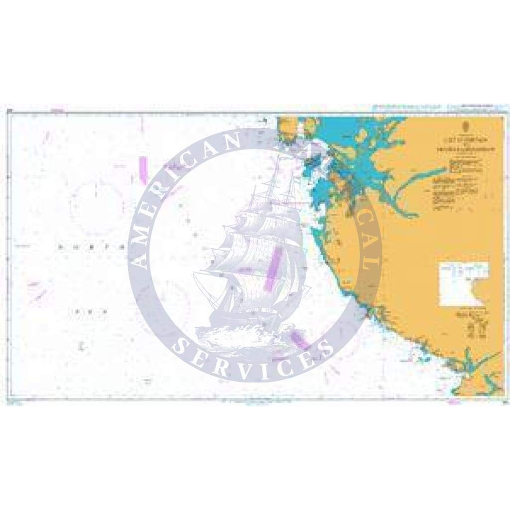 British Admiralty Nautical Chart  281: North Sea, Listafjorden to Skudenesfjorden