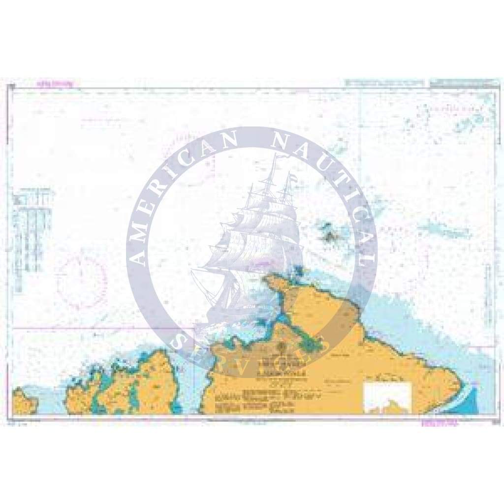 British Admiralty Nautical Chart 2811: Sheep Haven to Lough Foyle including Inishtrahull