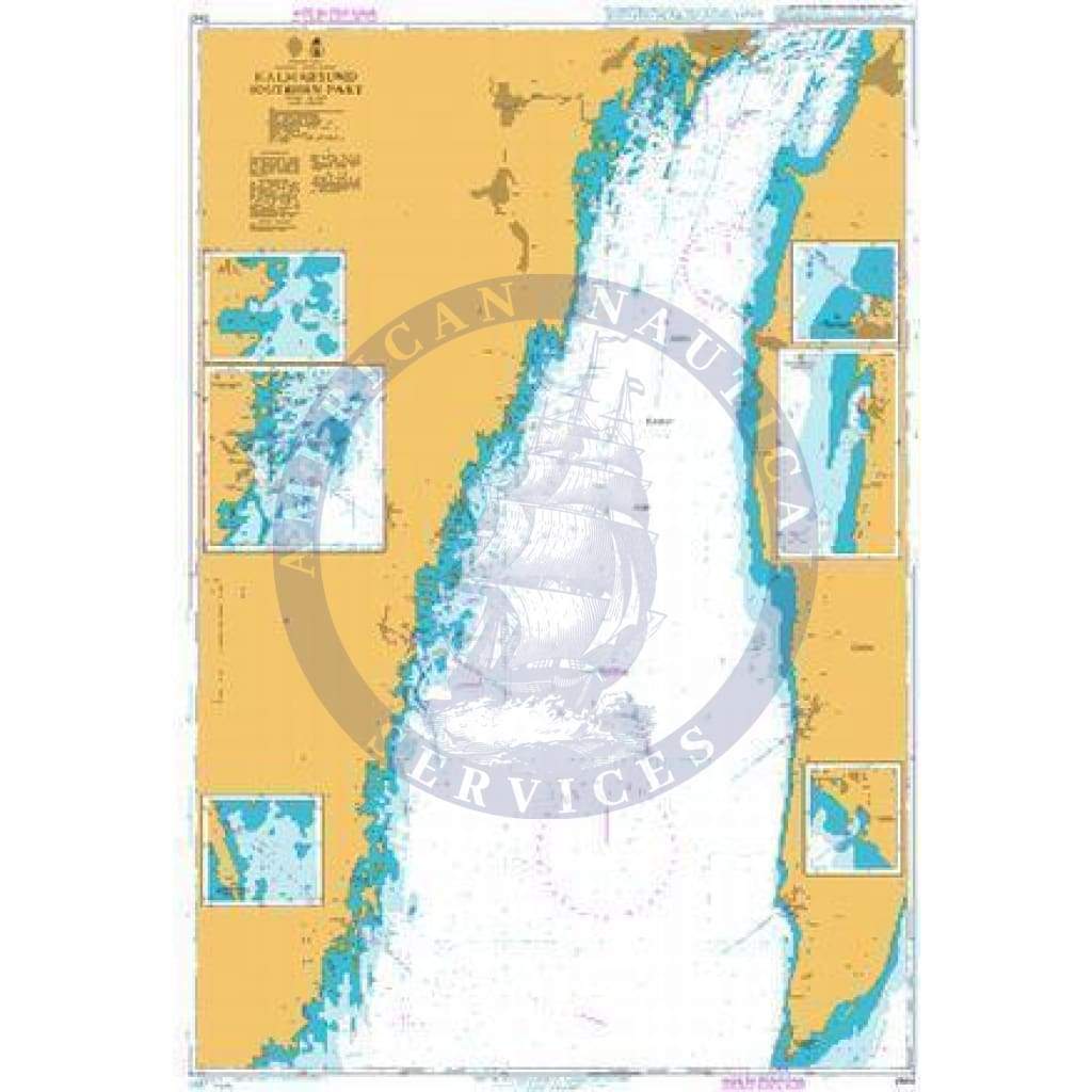 British Admiralty Nautical Chart  2842: Kalmarsund Southern Part