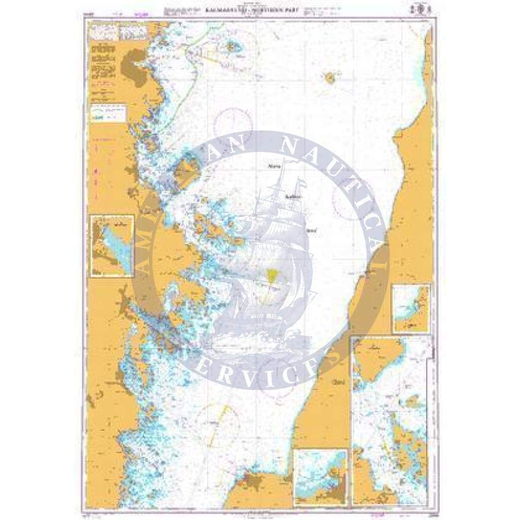 British Admiralty Nautical Chart 2844: Sweden - East Coast, Kalmarsund - Northern Part
