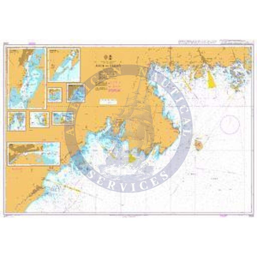 British Admiralty Nautical Chart 2856: Baltic Sea, Sweden - East Coast, Kalmarsund - Middle Part