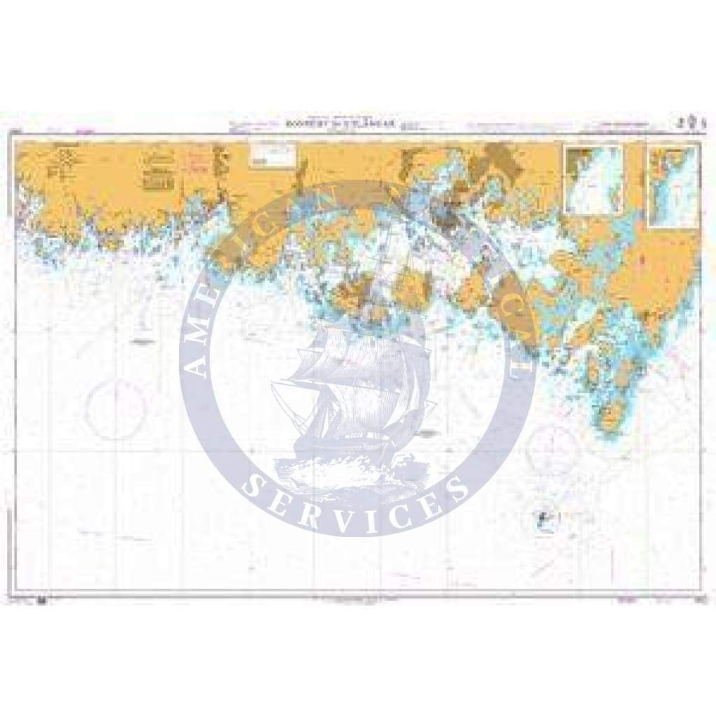 British Admiralty Nautical Chart 2857: Baltic Sea - Sweden - South Coast, Ronneby to Utlängan