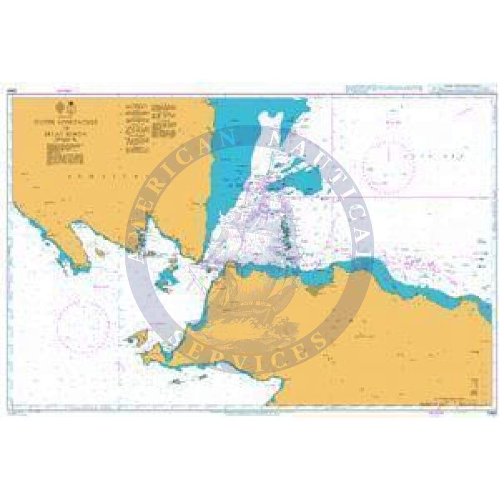 British Admiralty Nautical Chart 2862: Indonesia, Outer Approaches to Selat Sunda
