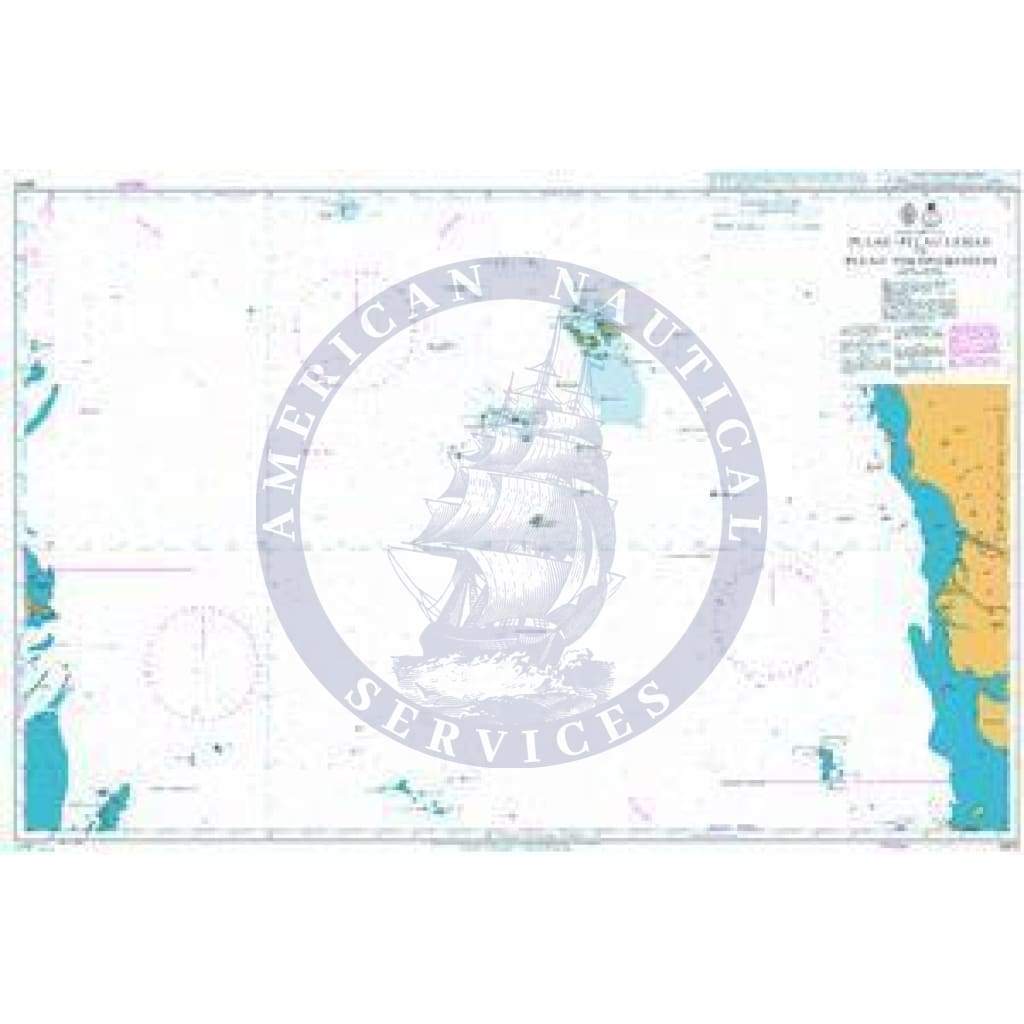 British Admiralty Nautical Chart  2870: South China Sea, Pulau-Pulau Leman to Pulau Tokongkemudi