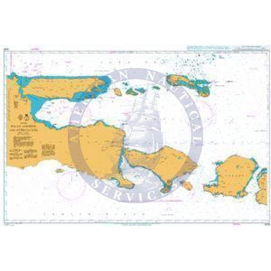 British Admiralty Nautical Chart 2876: Selat Lombok and Approaches