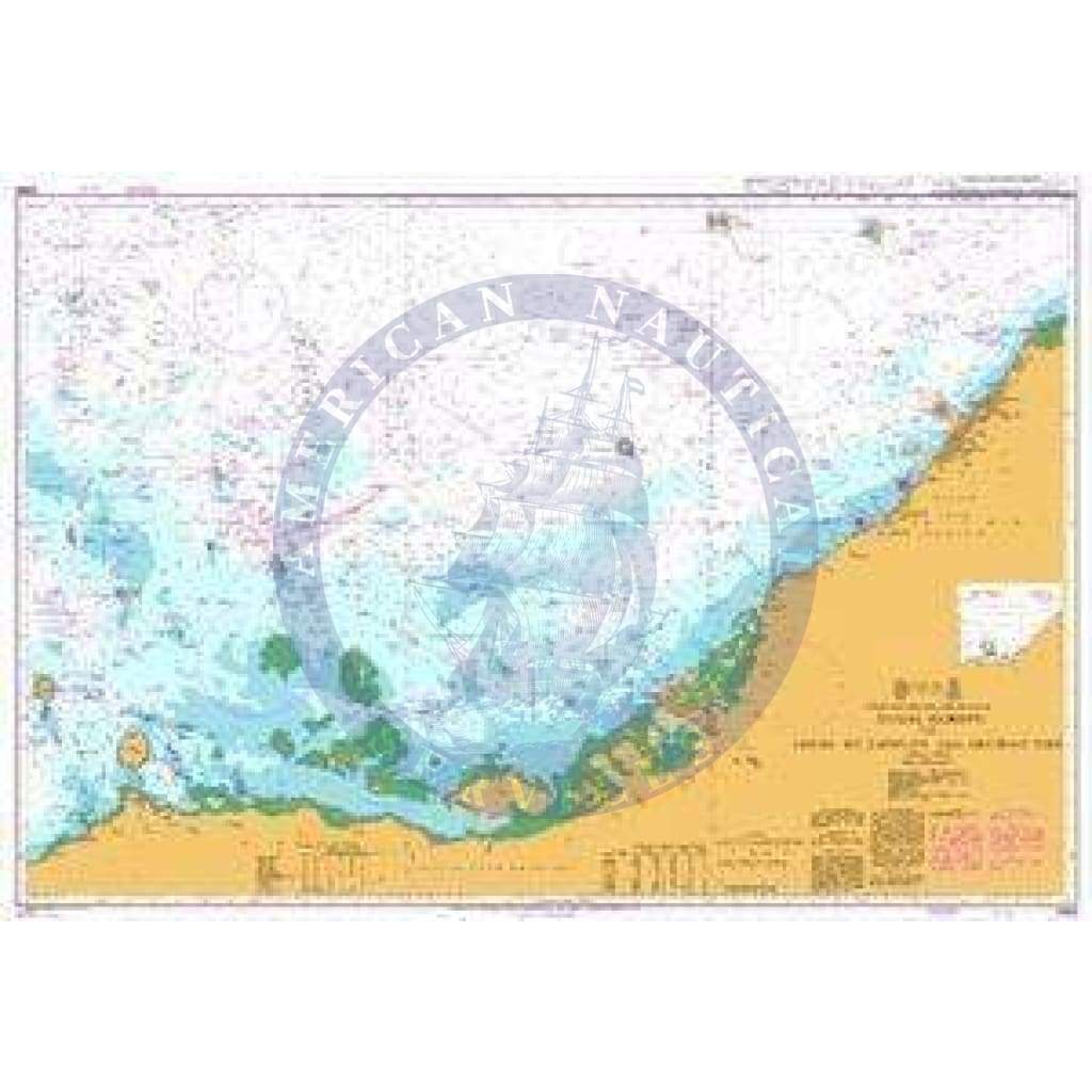 British Admiralty Nautical Chart 2889: United Arab Emirates, Iran and Qatar, Dubai (Dubayy) to Jabal aþ ¹annah and Jazirat Das