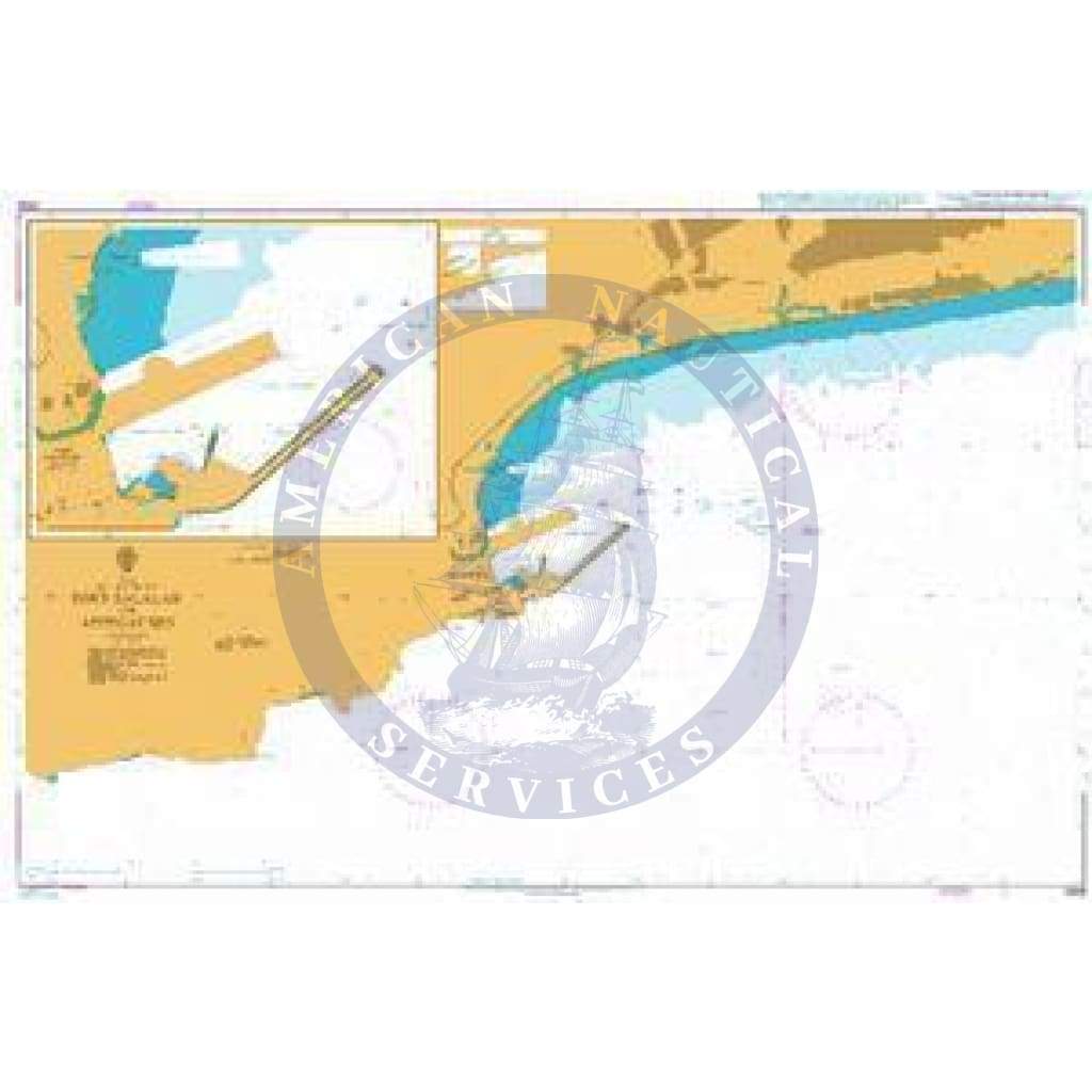 British Admiralty Nautical Chart 2896: Port Salalah and Approaches