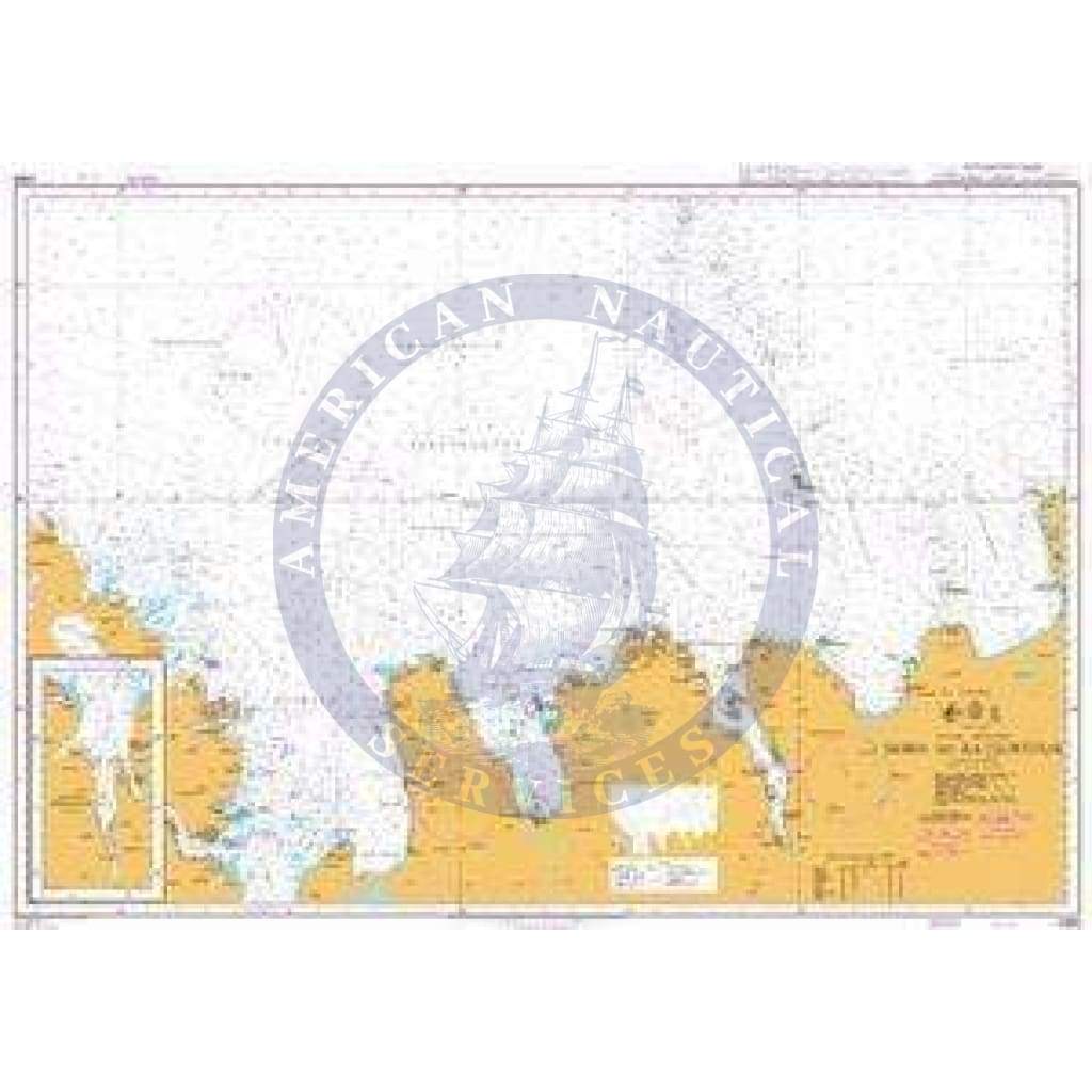 British Admiralty Nautical Chart  2899: Horn to Raudinupur