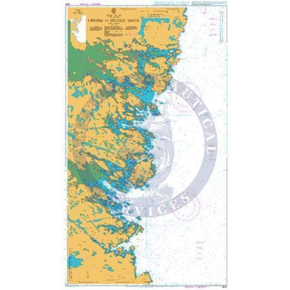 Mhor Chart British Admiralty Nautical Chart 2904: Usinish to Eigneig Mhor - Amnautical