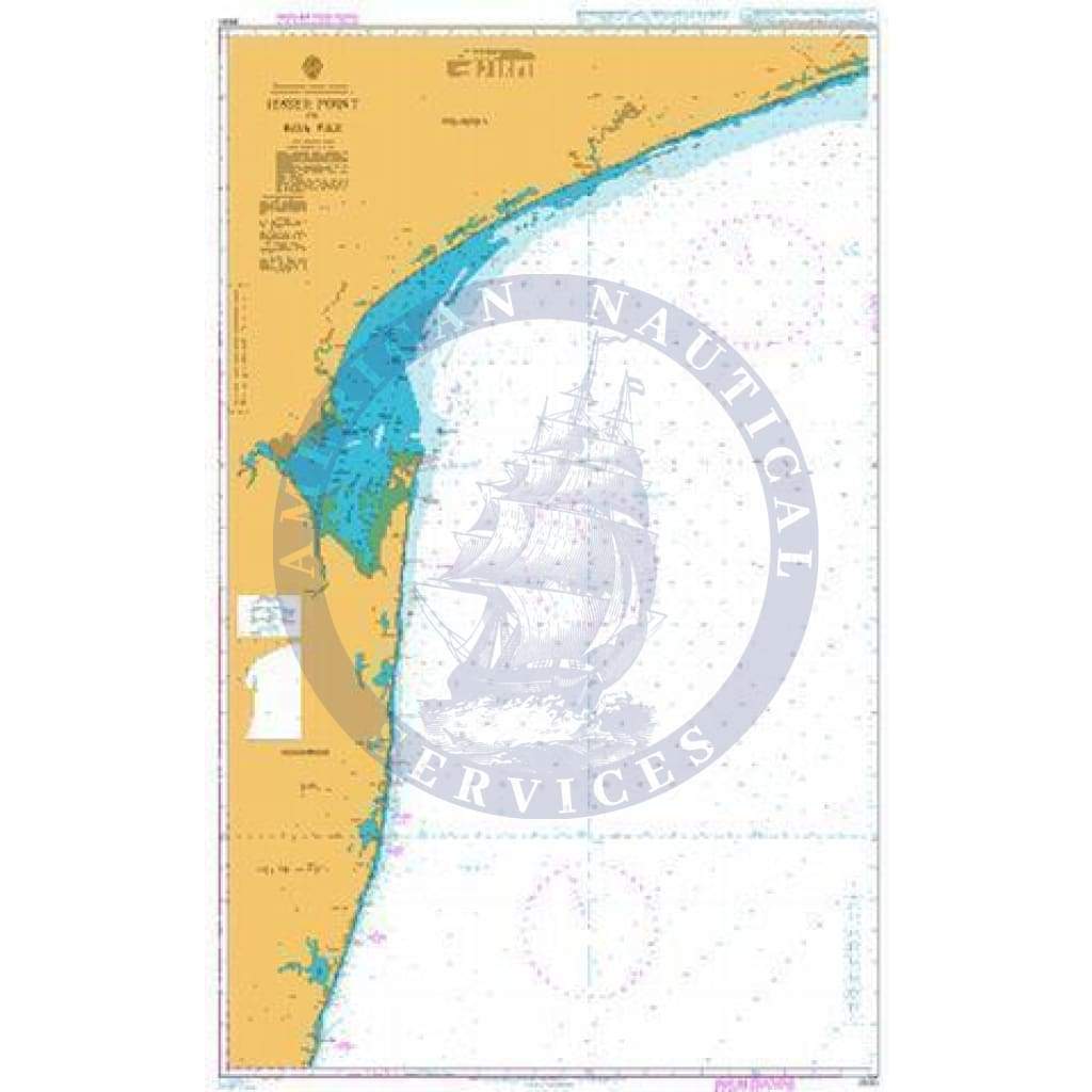 British Admiralty Nautical Chart  2930: Jesser Point to Boa Paz