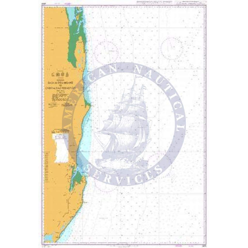British Admiralty Nautical Chart  2931: Baia de Inhambane to Cabo de Sao Sebastiao