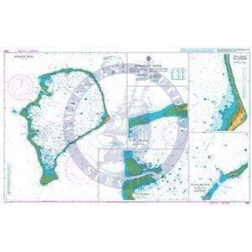British Admiralty Nautical Chart 2983: Funafuti Atoll