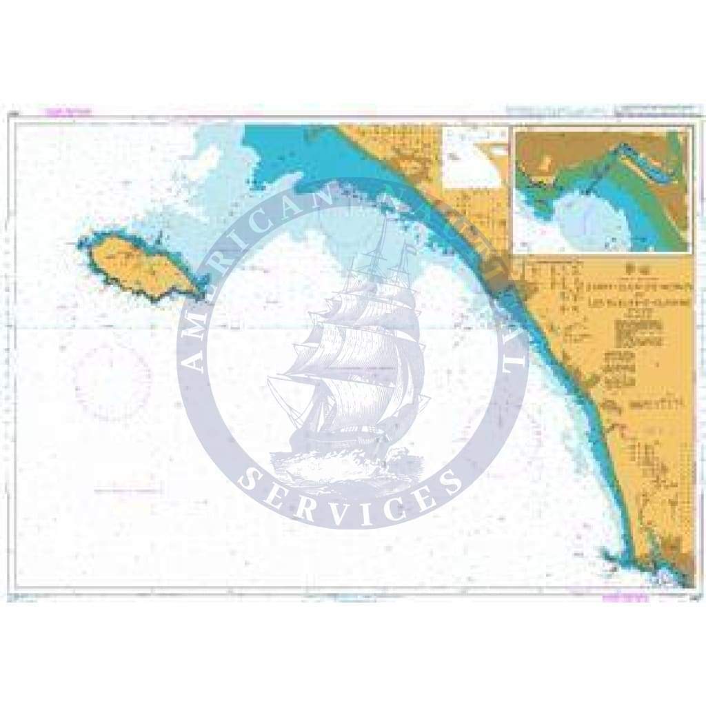 British Admiralty Nautical Chart 2997: Saint Jean de Monts to Les Sables d'Olonne