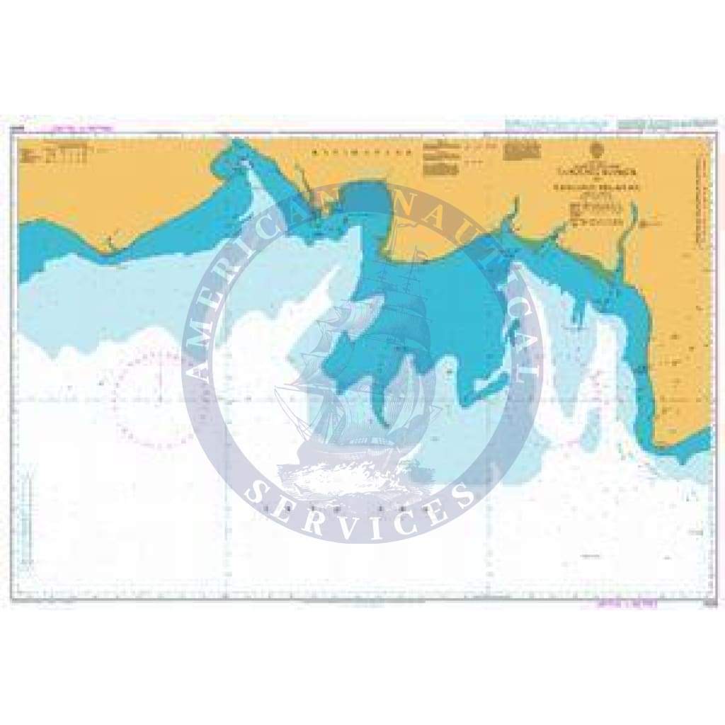 British Admiralty Nautical Chart 3029: Tanjung Siamok to Tanjung Selatan
