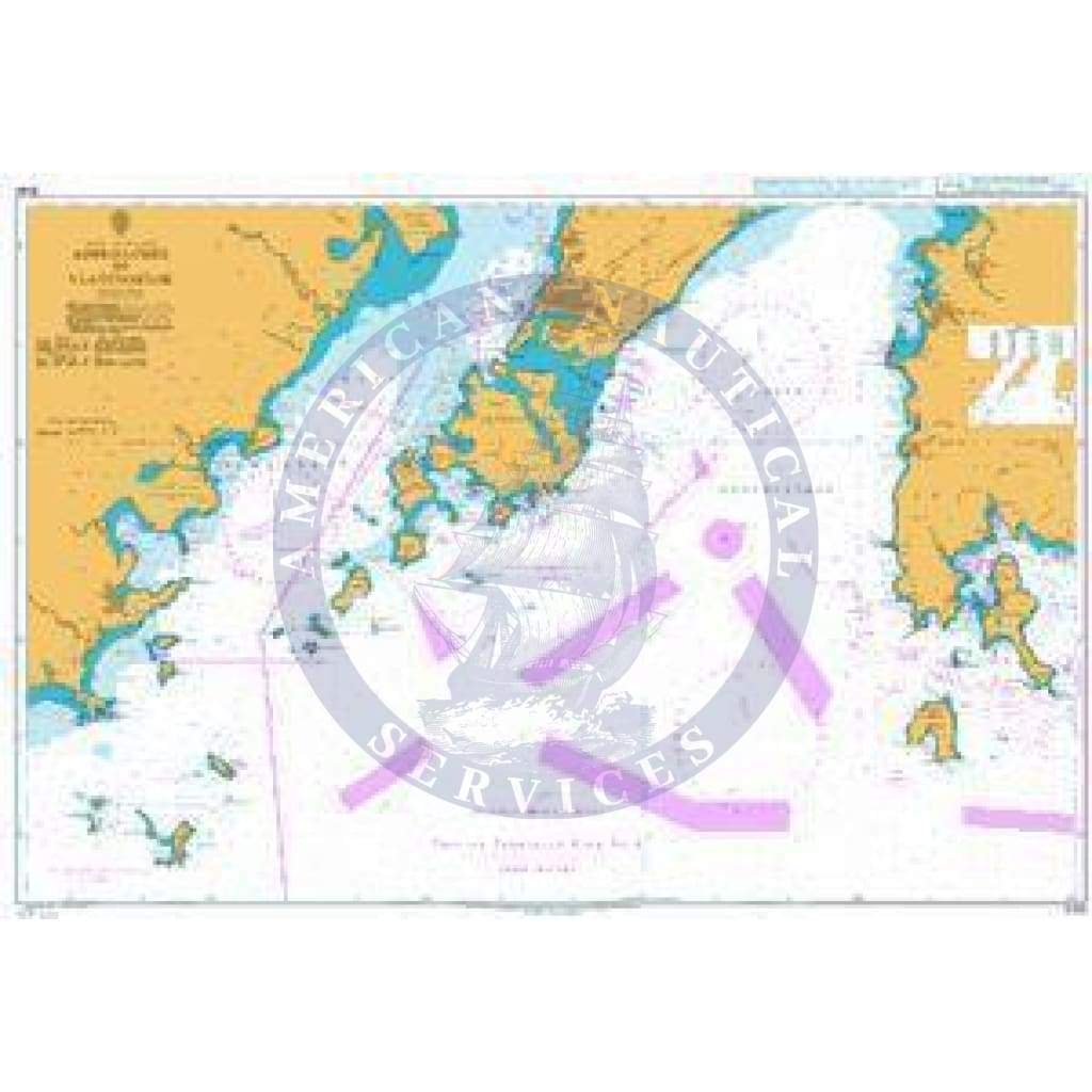 British Admiralty Nautical Chart 3045: Approaches to Vladivostok