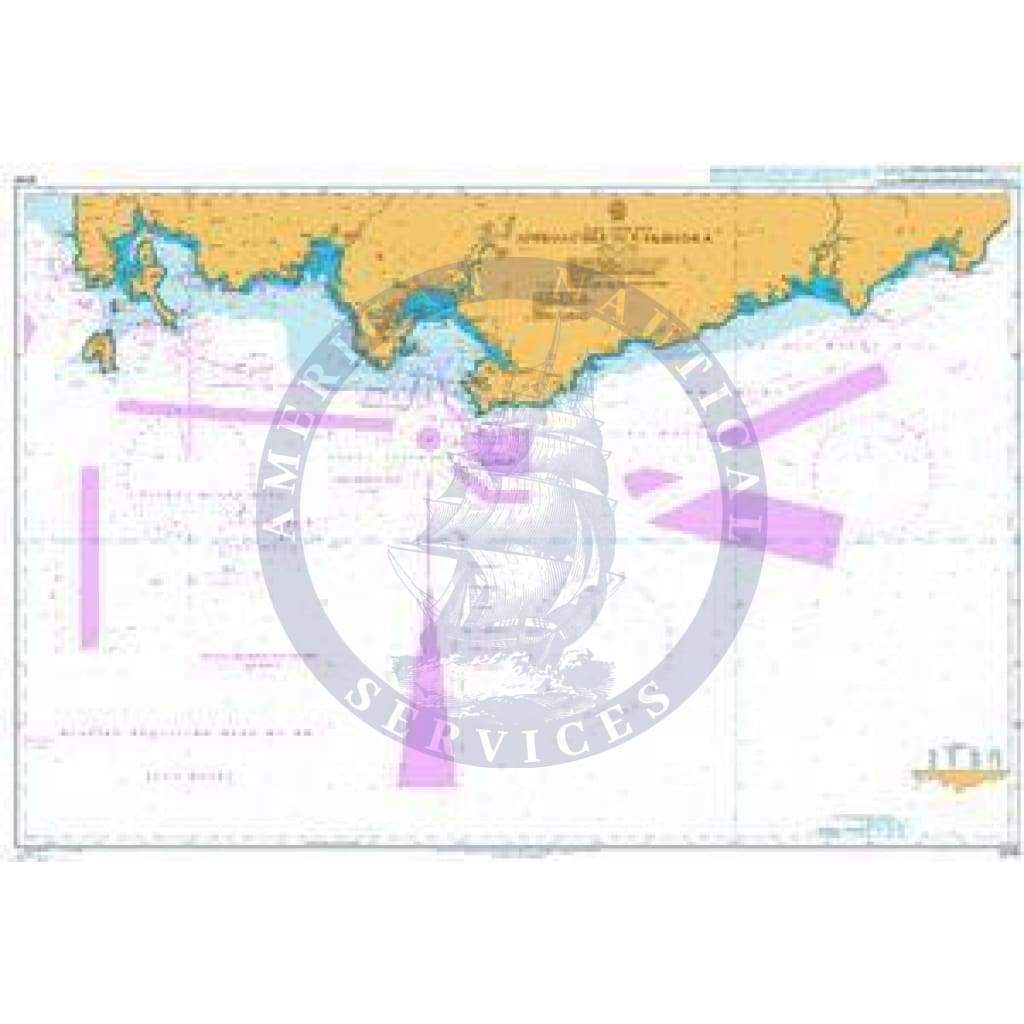British Admiralty Nautical Chart 3046: Approaches to Nakhodka