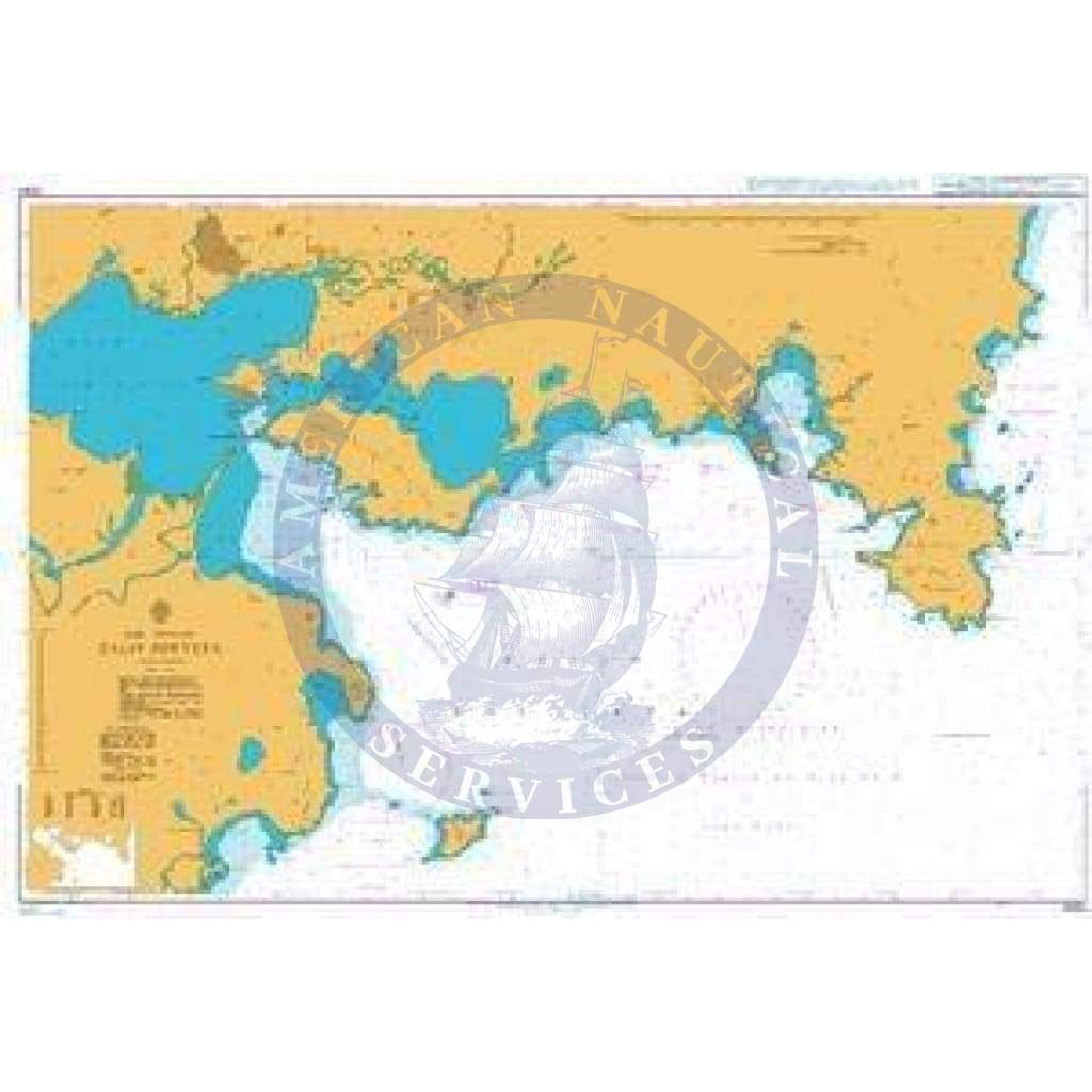 British Admiralty Nautical Chart 3050: Russia - Pacific Coast, Zaliv Pos'yeta