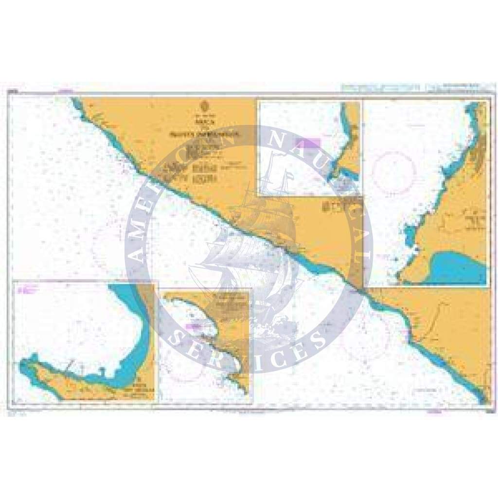 British Admiralty Nautical Chart 3090: Peru and Chile, Arica to Islotes Infiernillos