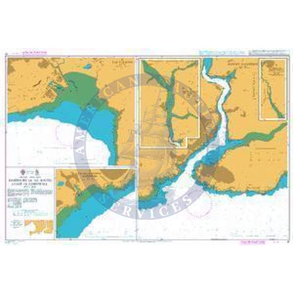 British Admiralty Nautical Chart 31: Harbours on the South Coast of Cornwall