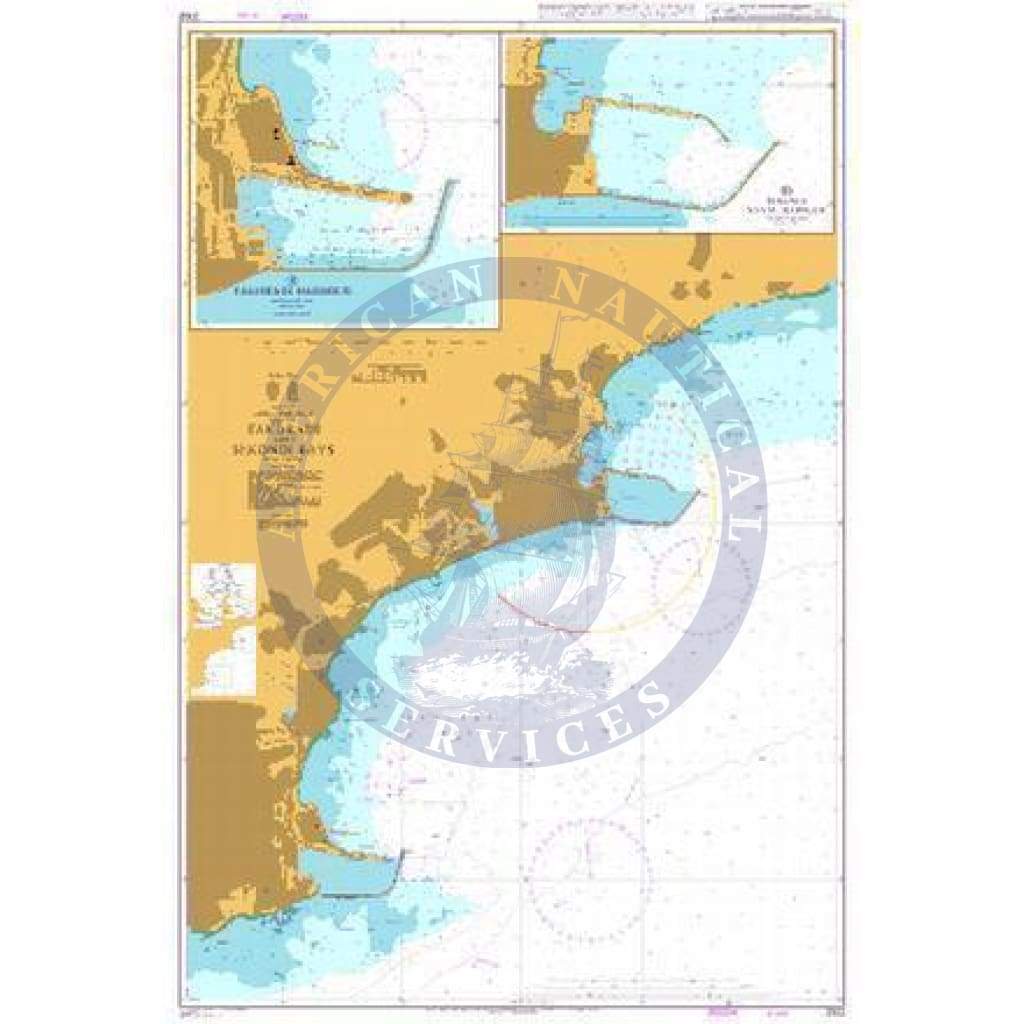 British Admiralty Nautical Chart 3102: Africa - West Coast – Ghana, Takoradi and Sekondi Bays