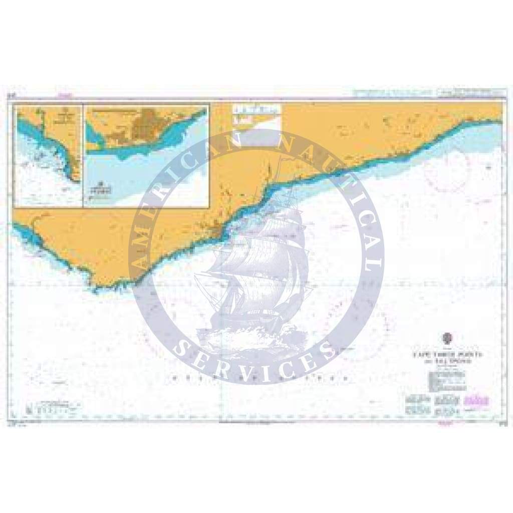 British Admiralty Nautical Chart 3113: Cape Three Points to Saltpond