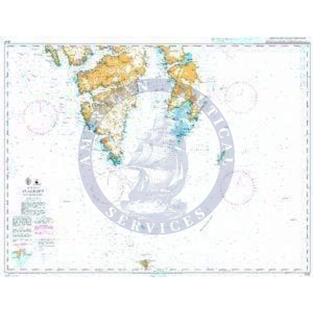 British Admiralty Nautical Chart 3137: Arctic Ocean, Svalbard, Southern Part