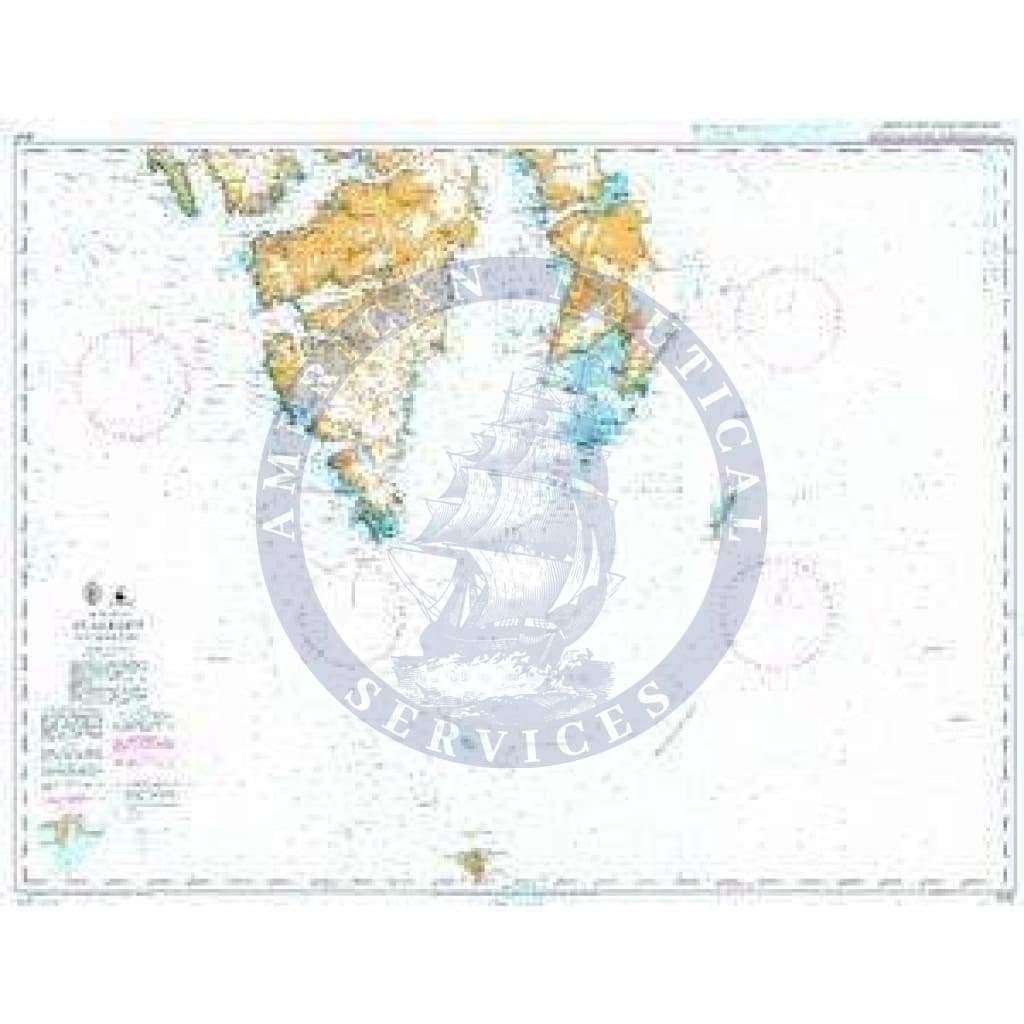 British Admiralty Nautical Chart 3137: Arctic Ocean, Svalbard, Southern Part