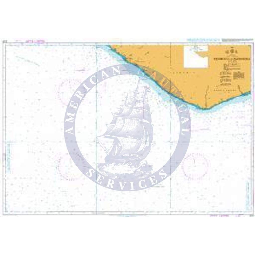 British Admiralty Nautical Chart  3139: Monrovia to Sassandra
