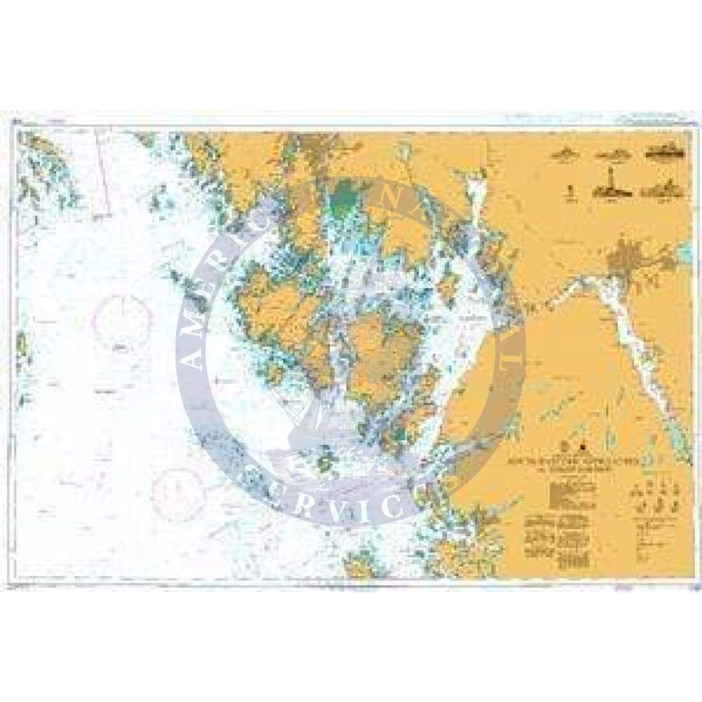 British Admiralty Nautical Chart  3160: BA Chart 3160: Norway and Sweden, South Eastern Approaches to Oslofjorden