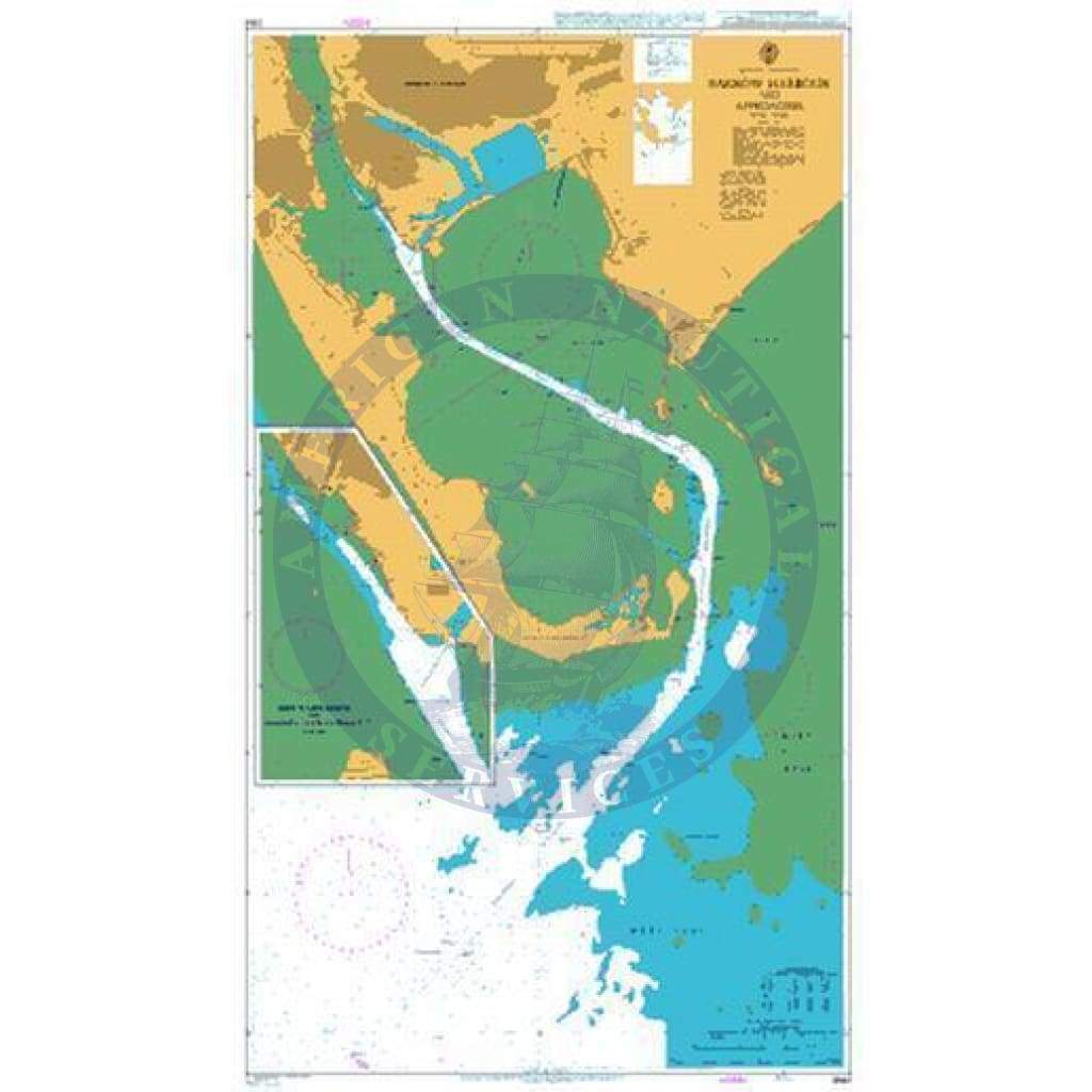 British Admiralty Nautical Chart  3164: Barrow Harbour and Approaches