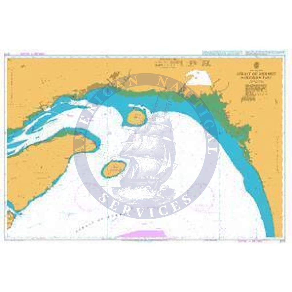 British Admiralty Nautical Chart 3173: Strait of Hormuz Northern Part