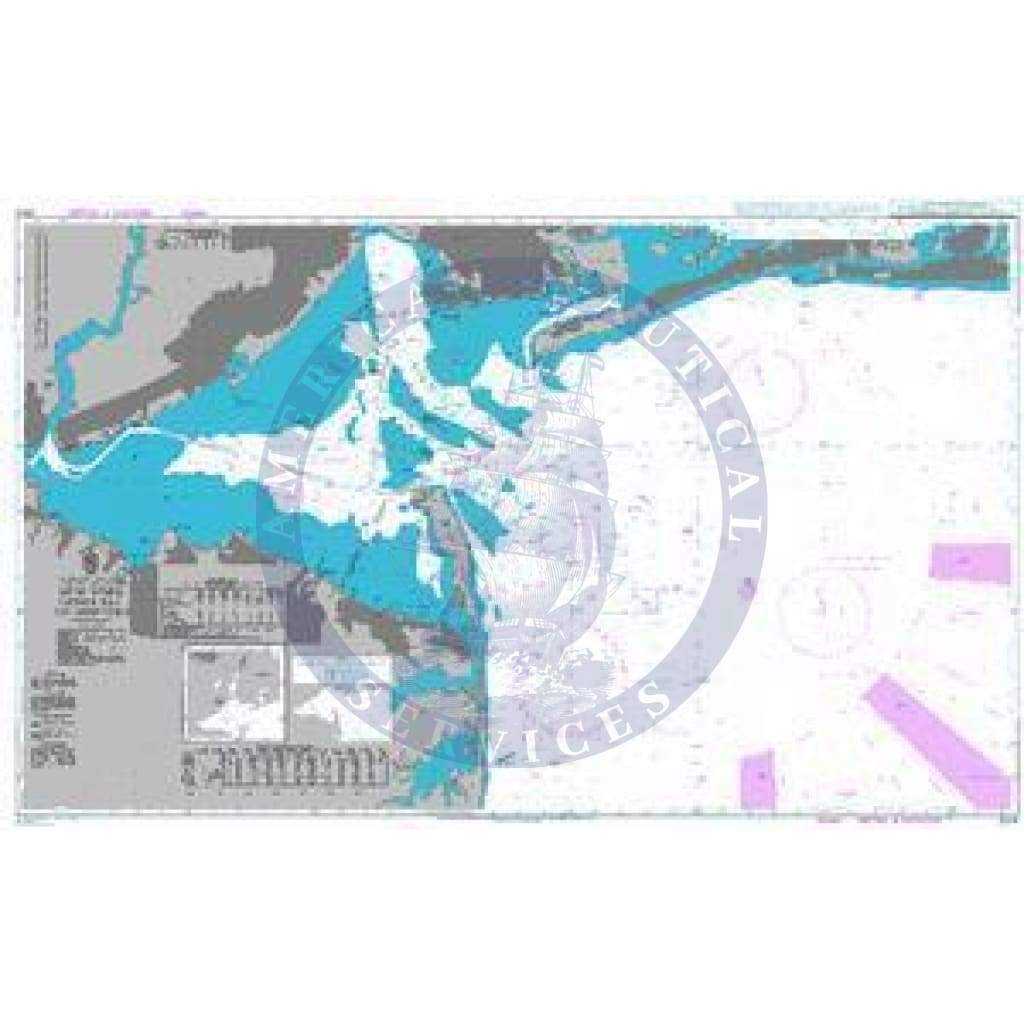 British Admiralty Nautical Chart 3204: United States - East Coast, New York - New Jersey, New York Lower Bay and Approaches