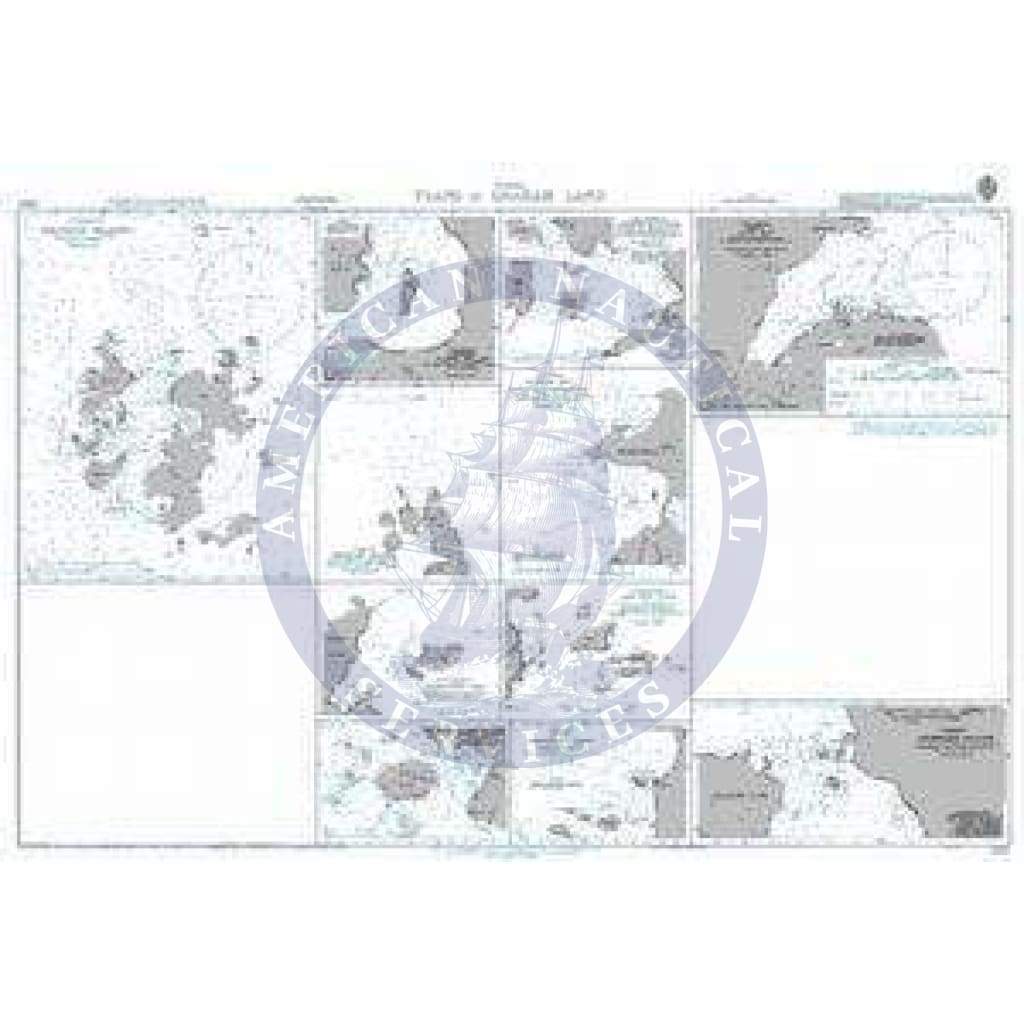 British Admiralty Nautical Chart 3213: Plans in Graham Land
