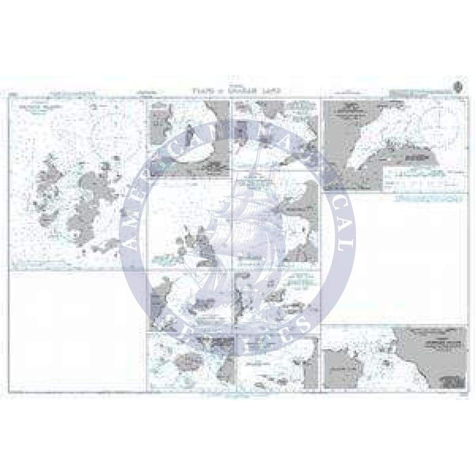 British Admiralty Nautical Chart 3213: Plans in Graham Land - Amnautical
