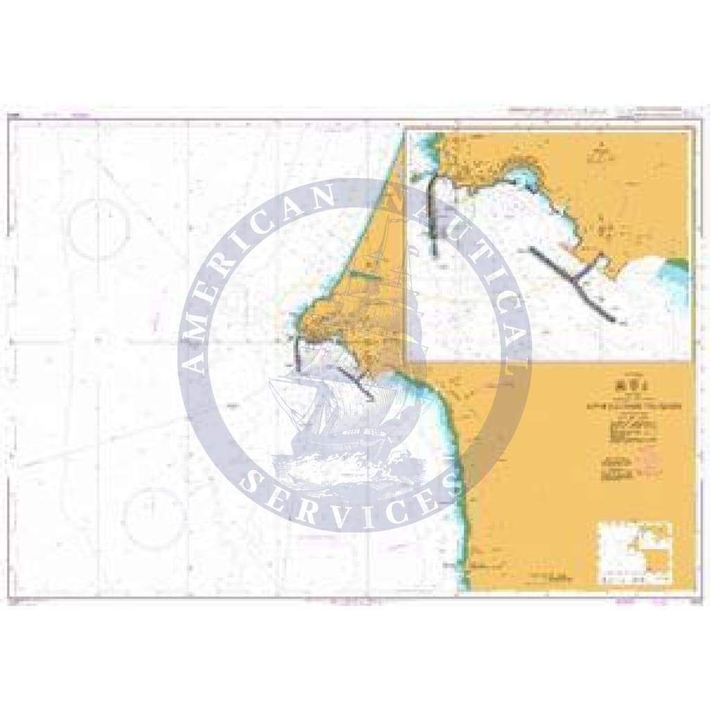 British Admiralty Nautical Chart 3224: Portugal – West Coast, Approaches to Sines