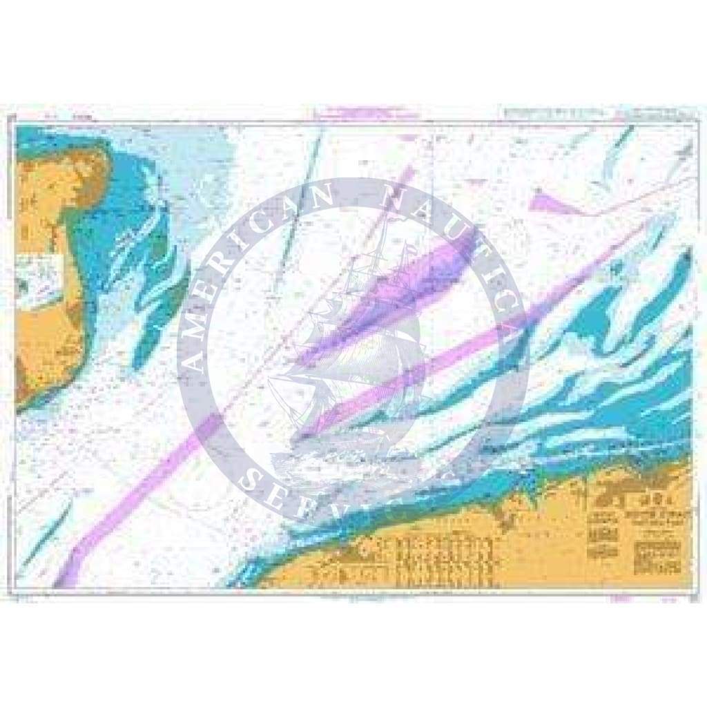 British Admiralty Nautical Chart 323: Dover Strait Eastern Part